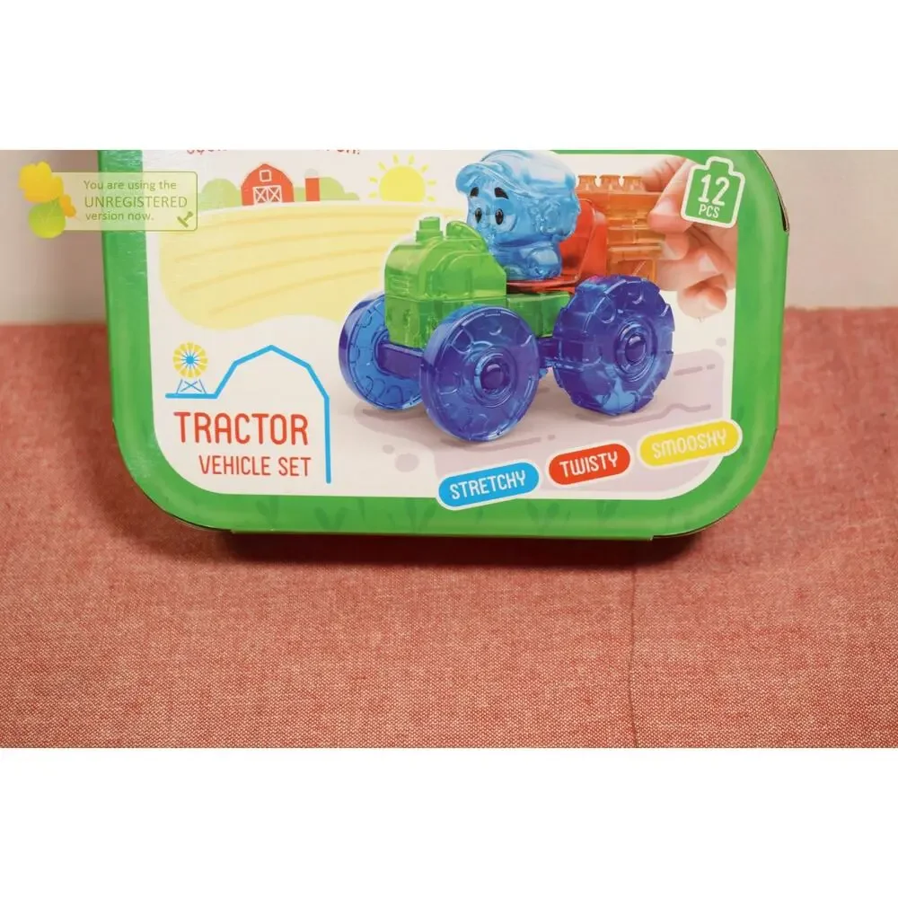 Jelly Blox Tractor Set (Incomplete)